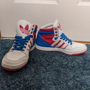 Throwback Adidas Court Attitude High Top Sneakers